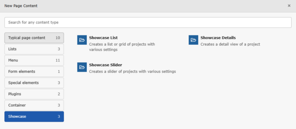 Showcase Extension Frontend Plugins